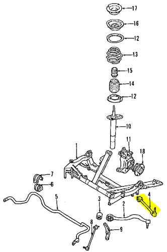 Bmw 31126768297 genuine oem factory original rear arm