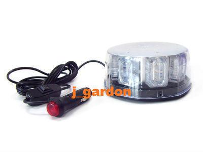 24 led light warning flash waterproof magnets strobe light lightbar jd24-4