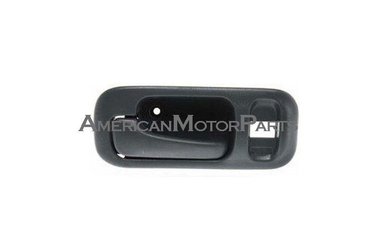 Left replacement inside front gray door handle w/ big clip 97-01 honda cr-v crv