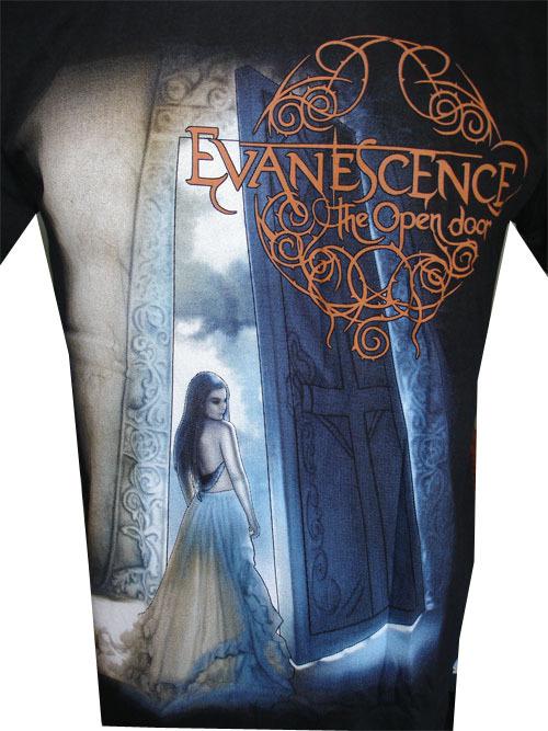 New vintage rock band evanescence the open door tattoo punk mens t-shirt sz xl