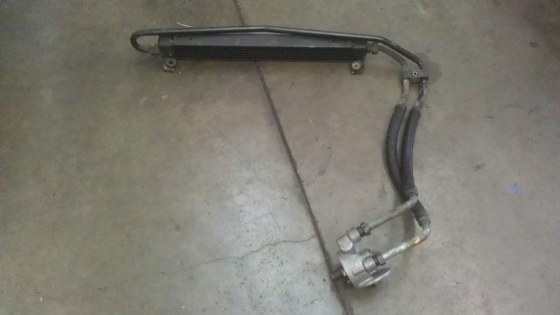 Bmw e30 325 m20 engine oil cooler w/ lines and block adapter