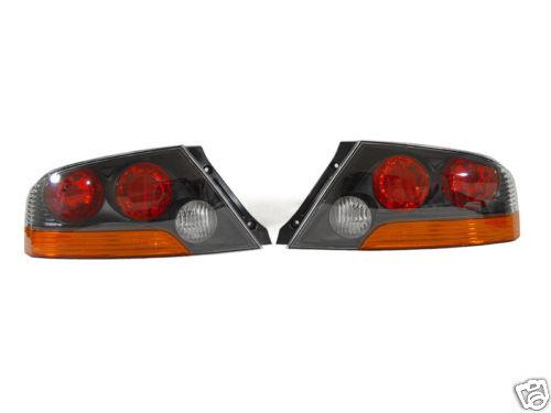 Depo 2003 2004-2006 lancer evolution 8 / 9 black housing jdm style tail lights 