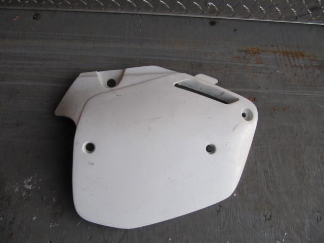 95 96 97 98 99 00 01 honda cr500 cr 500 side number plates left right oem white