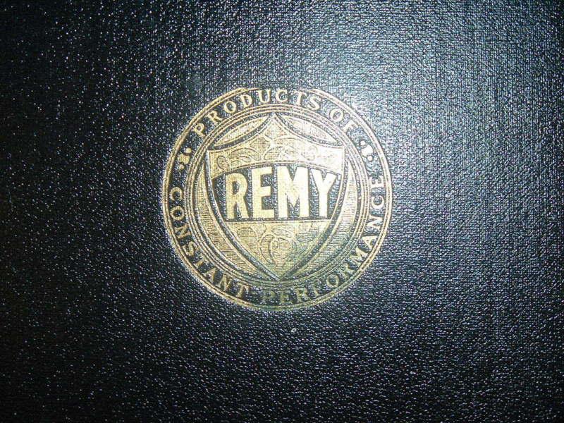 Vintage rare "remy" auto electrical service manual  1923