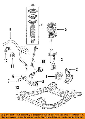 Saturn oem 22732114 stabilizer bar