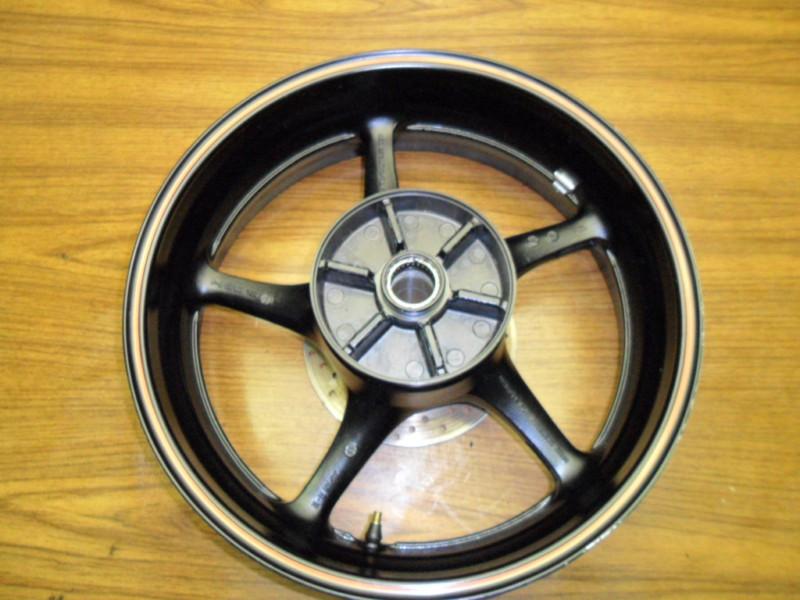 03 to 2013 yamaha r6 yzfr6 yzf-r6 rear back rim wheel mag straight 17 x 5.50
