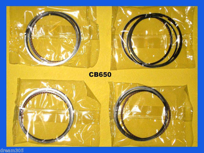 Honda cb650 1979 1980 1981 1982 motorcycle piston rings 4 sets standard size std