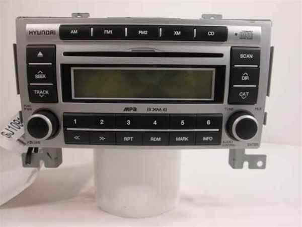 07 08 santa fe cd mp3 satellite xm player radio oem lkq