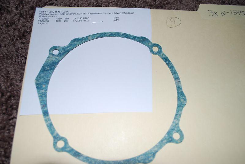 Yamaha  ytz 250 tri-z crankcase gasket  see model years in picture