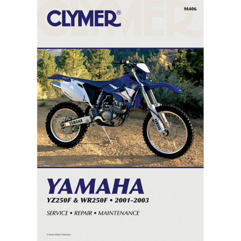 Clymer m406 repair service manual yamaha yz/wr250f 2001-2003