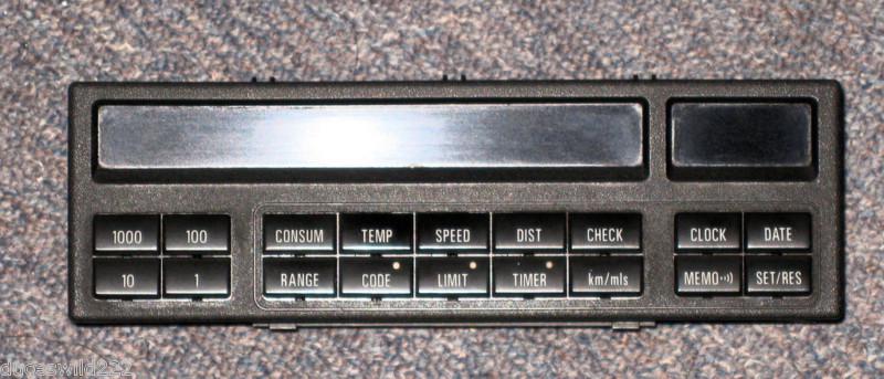 Bmw oem e36 18 button information center