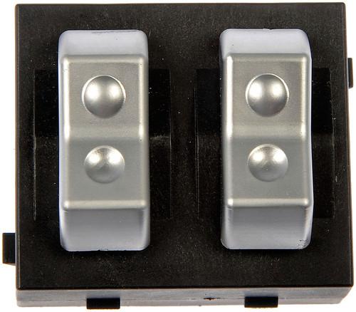 Power window switch trucks & vans 2 button, 6 prong platinum# 1240301