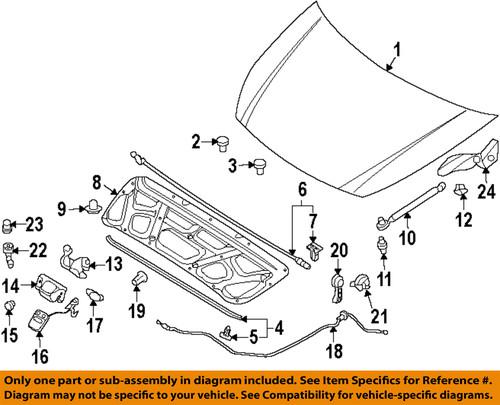 Kia oem 811404d000 hood-release lever