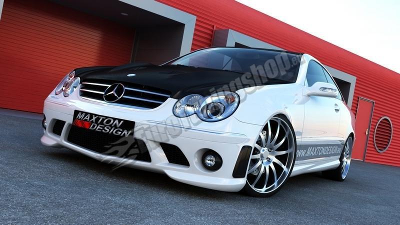 Mercedes bezn clk (2002-2009) w209  front bumper (amg w204 look)