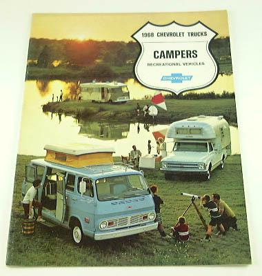 1968 68 chevrolet chevy camper brochure truck van