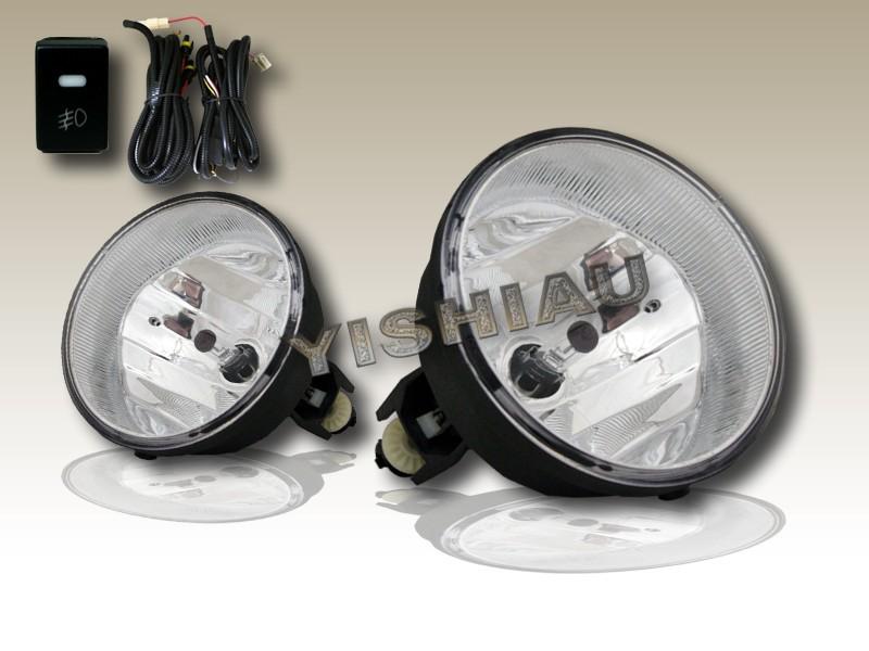 Full kit 05-10 toyota tacoma 04-06 solara oem clear lens bumper fog lights pair