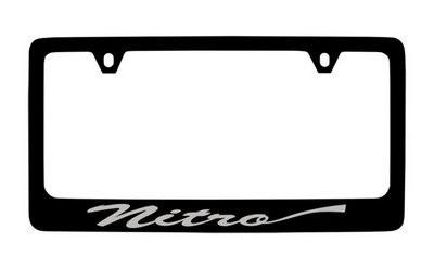 Dodge genuine license frame factory custom accessory for nitro style 4