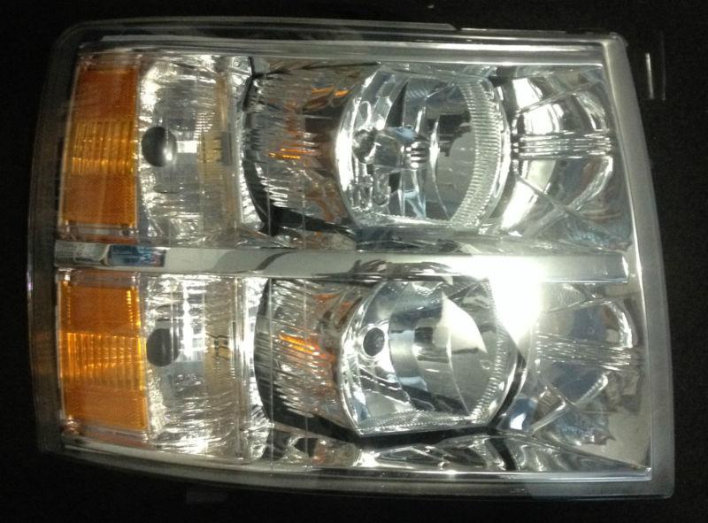 07-12 chevy silverado pickup truck headlight headlamp passenger side right rh