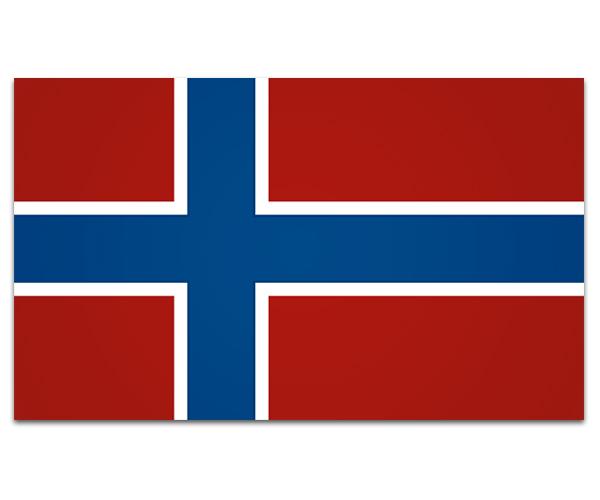 Norway flag decal 5"x3" norwegian nordic vinyl car window bumper sticker zu1