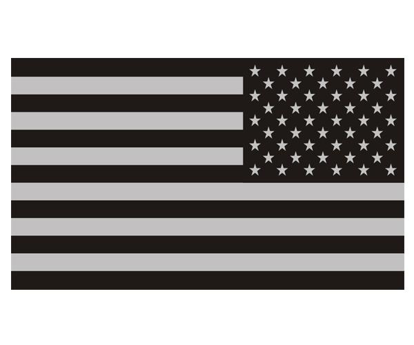 American subdued flag decal 5"x3" usa tactical military vinyl sticker (lh) zu1