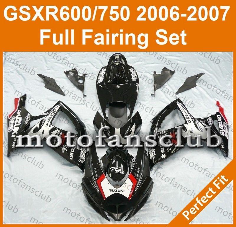 Fit suzuki gsxr 750 gsxr 600 06 07 gsx-r 2006 2007 fairing bodywork k6 #30 b