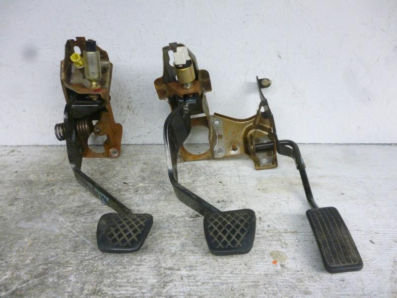 97 98 99 acura cl manual pedal conversion gas clutch brake pedals oem 1997 1999