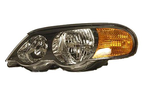 Replace ki2502109 - 02-03 fits kia spectra front lh headlight assembly