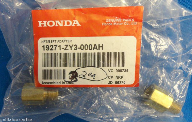 Honda outboard motor water line joint adapter 19271-zy3-000  bf135 - bf225