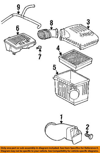 Jeep oem 5013461aa air inlet-cover