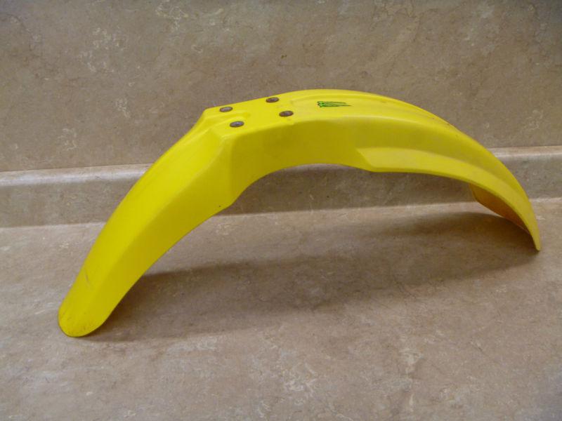 Suzuki rm125 rm 125 used aftermarket front fender 1990 #ow