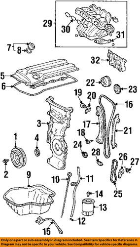 Toyota oem 135520h010 engine parts-tensioner gasket