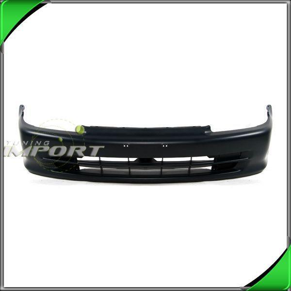 92-95 honda civic eg 4dr front bumper cover replacement black plastic non-primed