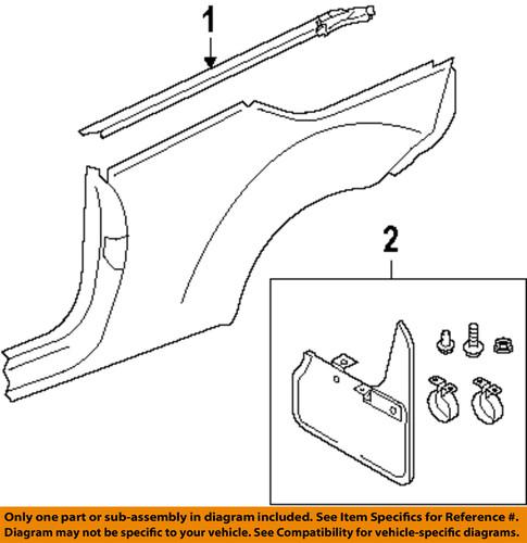 Volkswagen oem 1q0853300p1hh exterior-belt molding