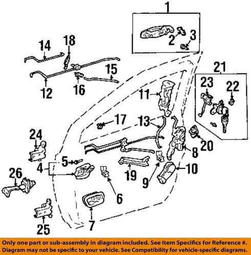 Toyota oem 6912008010 door lock motor/door lock actuator motor