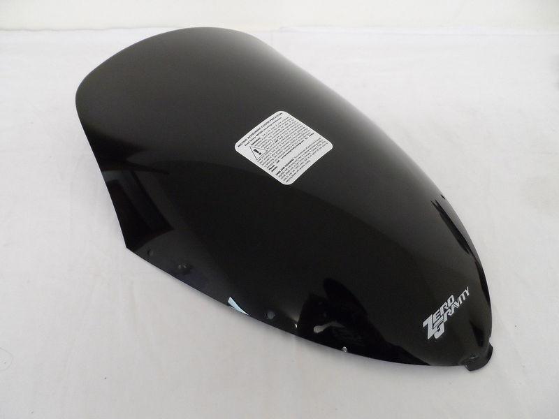 Kawasaki ex650 nina 650r 2006-2007 zero gravity sr series windshield dark smoke