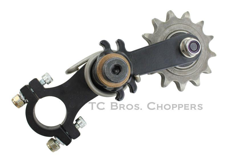1.125 clamp on chain tensioner 530 sprocket chopper xs650 on hardtail weld frame