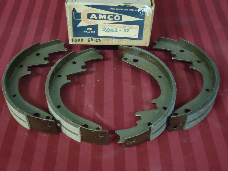 1955-63 ford nos camco #2002-55 brake shoes