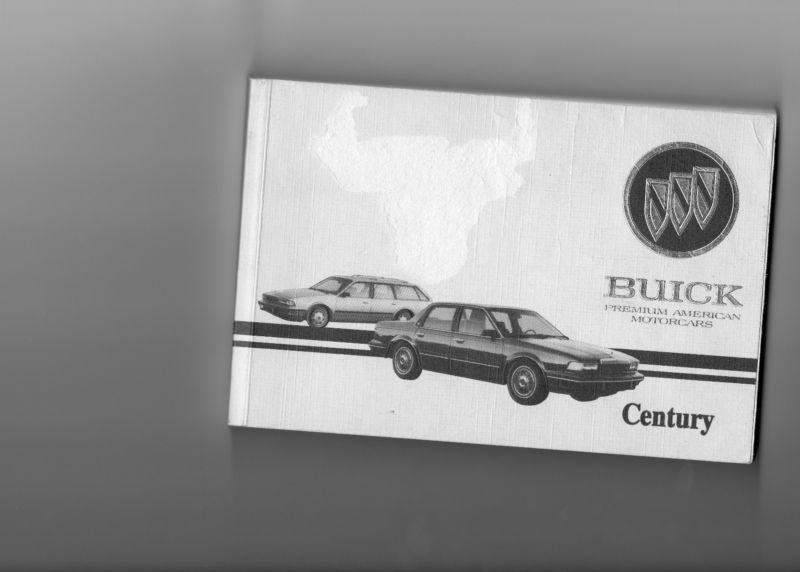 1993 buick century owners manual