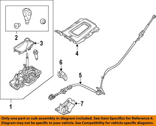 Lincoln oem ca1z7210cb shifter housing-shifter assembly