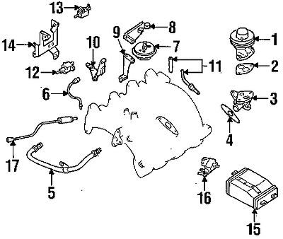 Nissan 1493354u0a genuine oem factory original purge solenoid