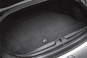 2011 nissan 370z trunk mat roadster - carpeted- black oem