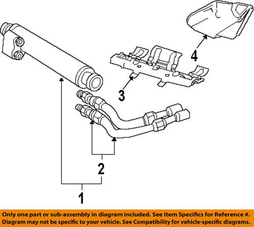 Ford oem 3w7z6a715aa engine oil cooler-hose & tube assembly