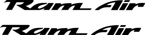 Pontiac 93-02 trans am/firebird ram air decals-