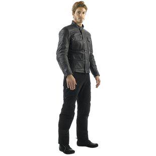 Dainese maverick pelle leather motorcycle jacket black