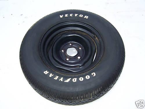 Vector spare tire oem original 1978 1979 1980 81 82 83 84 85 1986 1987 el camino