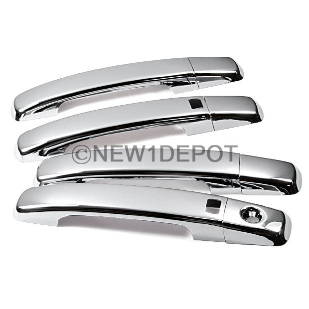 Chrome door side handle cover trims for nissan altima sentra qashqai quest 2009