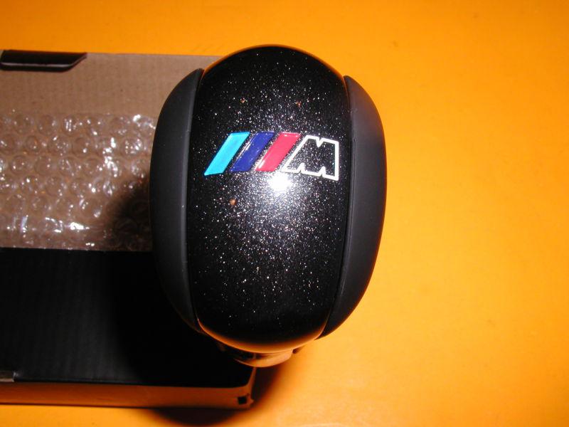 E82 e88 e90 e92 e93 m-tec shift knob matt black & gunmetal brand new