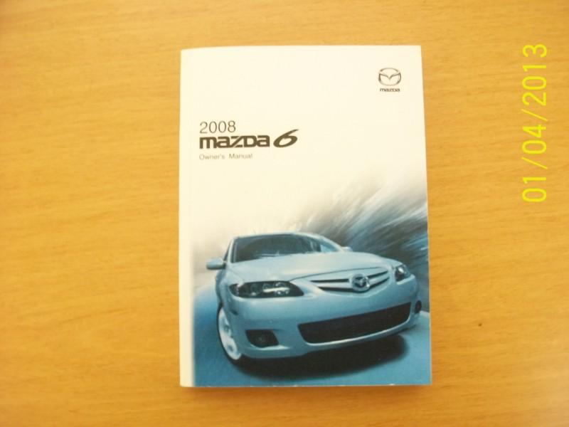 2008 mazda 6  owners manual