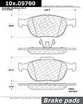 Centric parts 100.09700 front original equipment brake pads