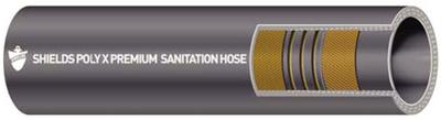 Shields 1051004 sanitation hose 1in x 12-1/2in